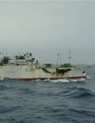 Russisk fiskeb�t i Antarktis stabilisert