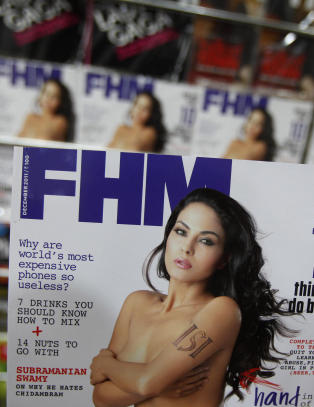 Savnet etter å ha vært avbildet naken i FHM