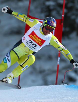 Lund Svindal på pallen etter første omgang