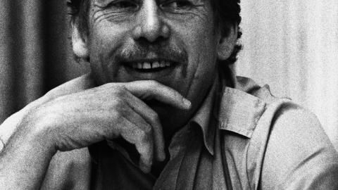  19. DESEMBER 1989:  Vaclav Havel som tsjekkoslovakisk presidentkandiat.ARKIVFOTO: Petar Kujundzic, REUTERS/SCANPIX.