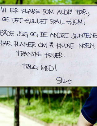 «Har planer om å knuse noen franske fruer»
