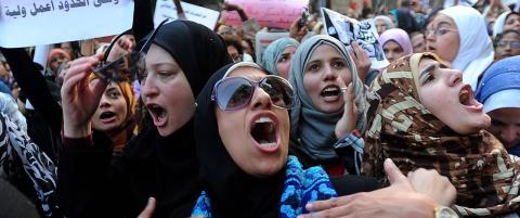 Egyptiske kvinner er lei av � bli banket og krenket
