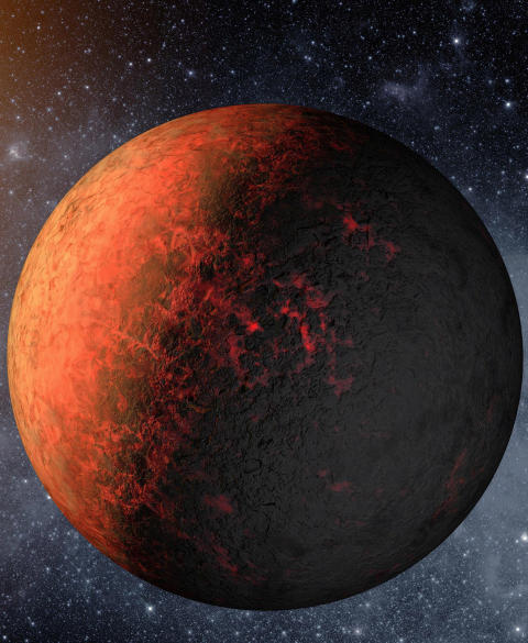 HADES-AKTIG: En av de bittesmå planetene påvist av Kepler er Kepler-20e. Dessverre ligger den for nær moderstjernen til at det kan finnes flytende vann eller liv. Foto: REUTERS/NASA/Ames/JPL-Caltech/SCANPIX HADES-AKTIG: En av de bittesmå planetene påvist av Kepler er Kepler-20e. Dessverre ligger den for nær moderstjernen til at det kan finnes flytende vann eller liv. Foto: REUTERS/NASA/Ames/JPL-Caltech/SCANPIX
