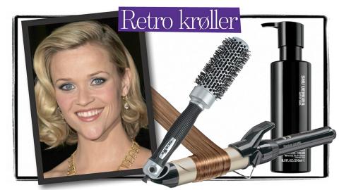 DU TRENGER: Rund f�neb�rste som gir h�ret volum, glans og fjerner fjoner. Rundb�rste fra Glanz, kr 239,- 32 mm kr�lltang som gir store kr�ller og er sk�nsom mot h�ret. Fra BaByliss Paris, kr 399,-  Tasai Cream er en rik stylingkrem fra Shu Uemura Art of Hair som gir h�ret  tekstur, struktur og definisjon. Pris kr 370,- Foto: Bulls og produsentene