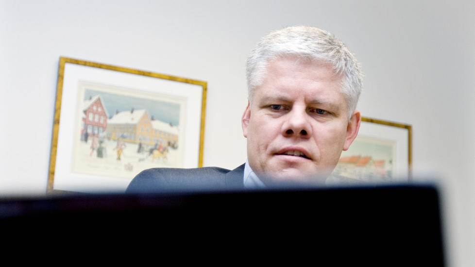 Informasjonsdirekt�r Ove Sk�ra i Datatilsynet sier GPS-sporing av demente pasienter kan v�re en velsignelse og ikke en trussel. 
Foto: Tore Meek / SCANPIX