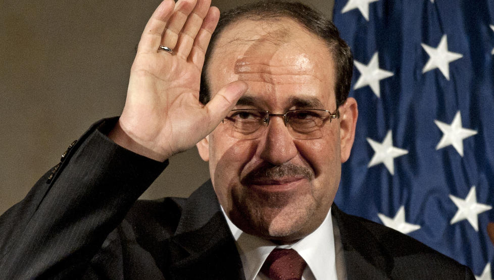 SVEKKET NASJONALISME: For � sikre seg sin andre periode som statsminister valgte Nouri al-Maliki til slutt � vende seg mot sjiamuslimene.
Foto: Cliff Owen/AP/Scanpix