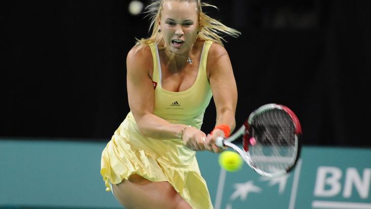SEKS WTA-TURNERINGER: Men Wozniacki vant ingen Grand Slam-turneringen i l�pet av 2011. Foto: EPA/DIRK WAEM