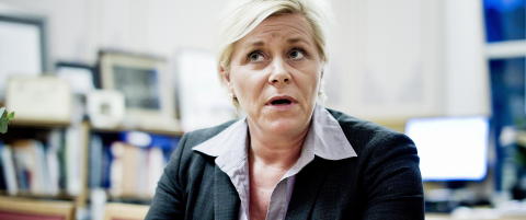 Lite tillit til Siv Jensen
