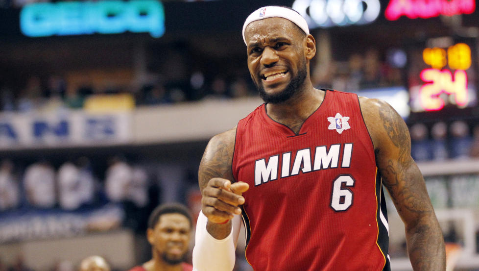 ENDELIG TILBAKE; Miami Heats LeBron James og co. Foto: SCANPIX/REUTERS/Mike Stone