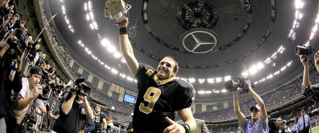 Brees slo legendarisk NFL-rekord