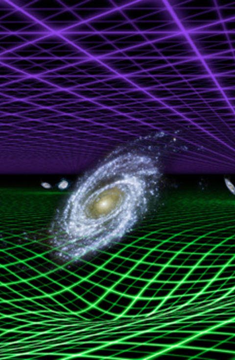 MØRKT OG MYSTISK: Det er mye forskere veit om universet, men enda mer er helt ukjent. Den såkalte mørke energien, som utgjør 70 prosent av innholdet i universet, er et av de største mysteriene. Prosjektet WiggleZ har kommet med viktige bidrag i løpet av året, noe som gir det en vel fortjent sjuendeplass. Grafikk: NASA/JPL-Caltech MØRKT OG MYSTISK: Det er mye forskere veit om universet, men enda mer er helt ukjent. Den såkalte mørke energien, som utgjør 70 prosent av innholdet i universet, er et av de største mysteriene. Prosjektet WiggleZ har kommet med viktige bidrag i løpet av året, noe som gir det en vel fortjent sjuendeplass. Grafikk: NASA/JPL-Caltech