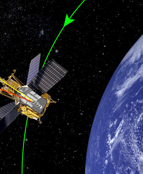 EINSTEINS VAFLER: I år ble analysen av dataene fra sonden Gravity Probe B ferdiganalysert og Einsteins «vaffelrøreeffekt» bekreftet. En soleklar femteplass! Grafikk: einstein.stanford.edu EINSTEINS VAFLER: I år ble analysen av dataene fra sonden Gravity Probe B ferdiganalysert og Einsteins «vaffelrøreeffekt» bekreftet. En soleklar femteplass! Grafikk: einstein.stanford.edu