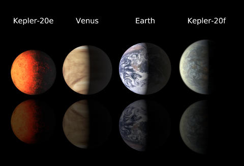 OG FØRSTEPLASSEN GÅR TIL... Planetjeget og satellitt: Keplers formidable innsats i 2011 har gjort at sonden løper inn til en førsteplass i kåringen av årets beste astronyheter. Et av hovedmålenen små, steinete planeter som likner jorda, i akkurat passe avstand til moderstjernen slik at det kan finnes flytende vann. I desember annonserte teamet tre såkalte eksoplaneter som var svært lik jorda i størrelse. Disse er de minste som så langt er funnet utenfor vårt eget solsystem. Foto: AP Photo/Harvard-Smithsonian Center for Astrophysics/SCANPIX OG FØRSTEPLASSEN GÅR TIL... Planetjeget og satellitt: Keplers formidable innsats i 2011 har gjort at sonden løper inn til en førsteplass i kåringen av årets beste astronyheter. Et av hovedmålenen små, steinete planeter som likner jorda, i akkurat passe avstand til moderstjernen slik at det kan finnes flytende vann. I desember annonserte teamet tre såkalte eksoplaneter som var svært lik jorda i størrelse. Disse er de minste som så langt er funnet utenfor vårt eget solsystem. Foto: AP Photo/Harvard-Smithsonian Center for Astrophysics/SCANPIX