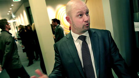 - IKKE AKSEPTABELT: Anders Aundsen fra FrP er 22. julikomit�ns nestleder. Han har ikke lest ferdig svarbrevet fra Grete Faremo, men reagerer p� at systemet for riksalarm, ikke var testet. Foto: Jacques Hvistendahl
