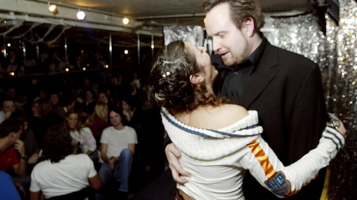 GAMMEL-BLITZER MED GAMLE-KJ�RESTEN:  Lisa T�nne er Christer Torjussens eks-kj�reste og n� komipartner. Her er de fotografert sammen under St� Opp-prisen i 2008.
Foto: Tore Bergsaker/Dagbladet