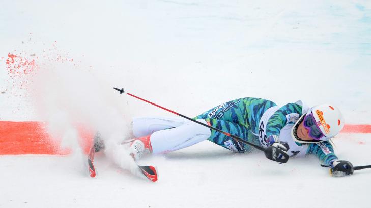 OVER M�LSTREKEN: Sejersted passerte m�lstreken sidelengs, til 24. plass. Foto:  EPA/HANS KLAUS TECHT