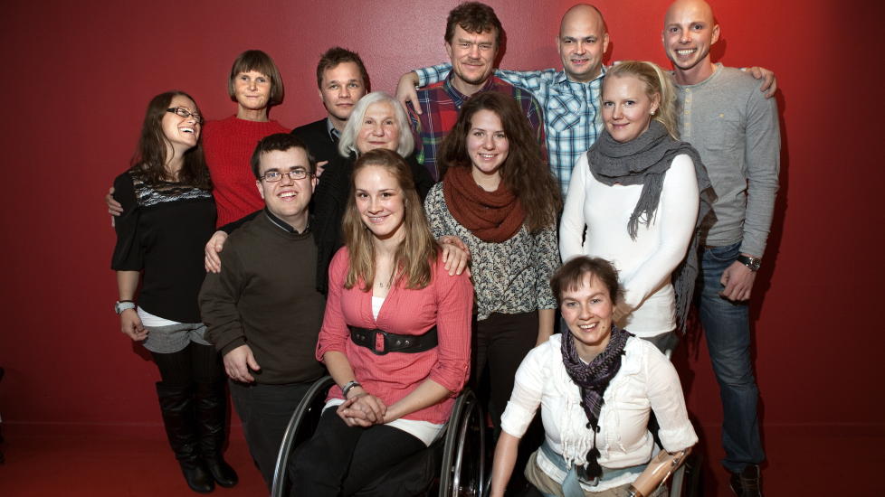 TIL TOPPS: Deltakerne i �Ingen grenser� besteg b�de Sn�hetta og tv-toppen under helgens sesongfinale. Foto: Anders Gr�nneberg