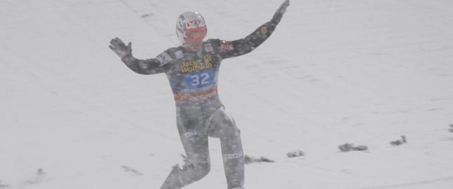 Første omgang i Oberstdorf annullert