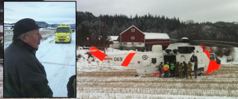 - Tr�rne fl�yt nedover dalen