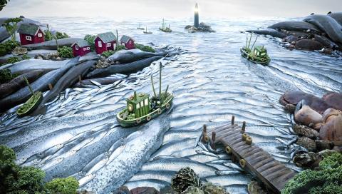 SJ�MAT: Hva annet kan et hav v�re laget av, enn fisk? FOTO: Carl Warner
