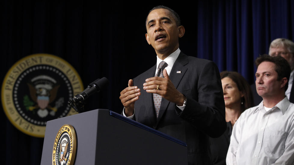 VALGL�FTER: President Barack Obama vil bli m�tt med sine egne valgl�fter p� de punktene der de mener han ikke har holdt ord. Foto: REUTERS/Scanpix.