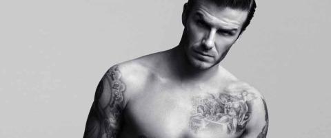 David Beckham i bare bokser'n - klar med ny kolleksjon