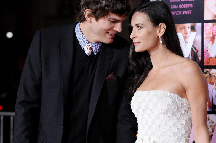 F�R: Ashton Kutcher og Demi Moore i 2010. Foto: Stella Pictures