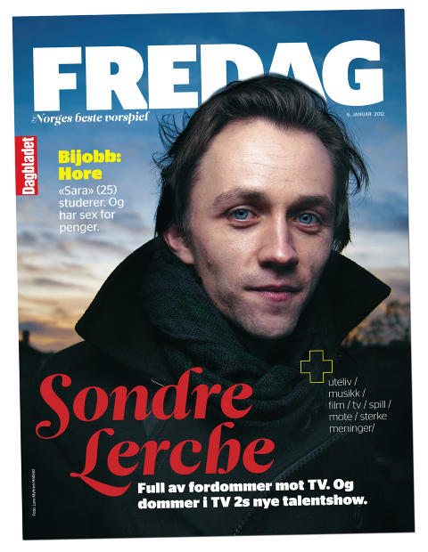NORGES BESTE VORSPIEL: Denne saken er hentet fra dagens utgave av Dagbladet FREDAG. Les ogs� om:


&bull; De har 28 millioner �likes� p� Facebook. Les historien om

Artige.no

 - nettsida som f�r norske u-skolel�rere til � rive seg i h�ret.


&bull; Skuespiller

Jonah Hill om prestasjonsangsten f�r han spilte inn film med Brad Pitt



&bull; Noen studenter sper p� studiel�net med �

selge sex.

 Vi har m�tt en av dem.
