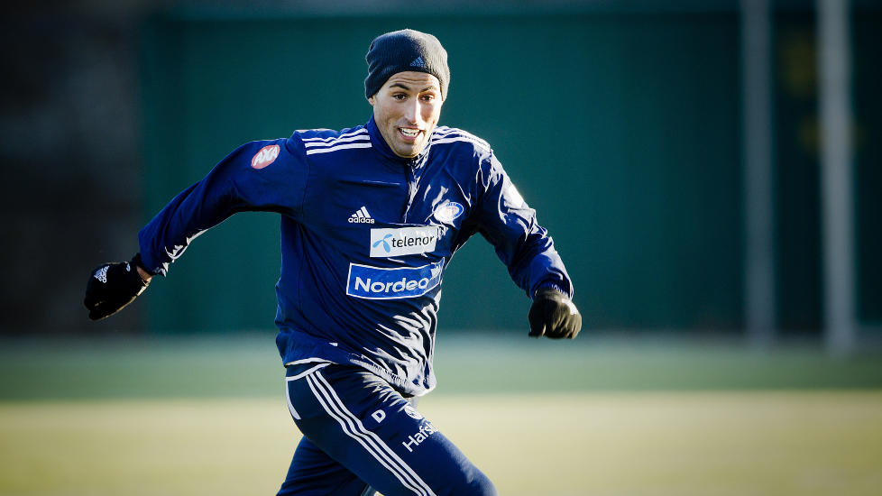 KLAR FOR VIF: �Ibba� skrev under en tre�rskontrakt med V�lerenga. Her er han i aksjon p� dagens trening.      Foto: Bj�rn Langsem, Dagbladet.