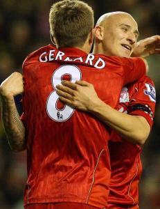 Shelvey og Downing med sine f�rste Liverpool-m�l