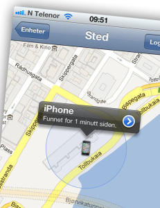 Guidet politiet fram til iphone-tyven