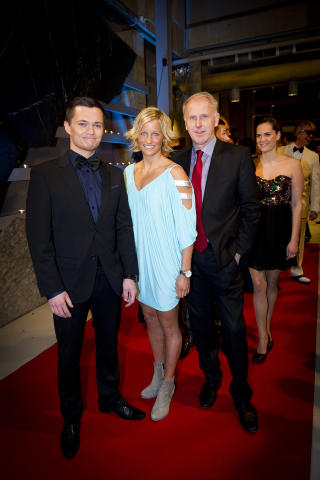 P� HAMAR: Ailo Gaup, Vibeke Skofterud og Oddvar Br�. Foto: John T. Pedersen / Dagbladet