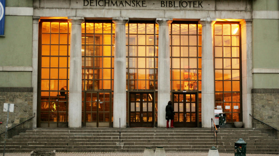 F�R EB�KER I �R: Deichmanske bibliotek i Oslo er sammen med Buskerud fylkesbibliotek og Ryfylkebiblioteket de f�rste biblioteksammenslutningene som f�r eb�ker gjennom innkj�psordningen fra Norsk Kulturr�d. Foto: SCANPIX