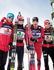 Seks kombinertl�pere til Chaux-Neuve