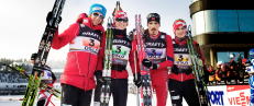 Seks kombinertl�pere til Chaux-Neuve