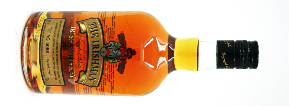 TOPPKJ�P FRA IRLAND: The Irishman Single Malt Irish Whiskey er harmonisk, med frisk og feminin ettersmak. F�r 90 poeng i testen.