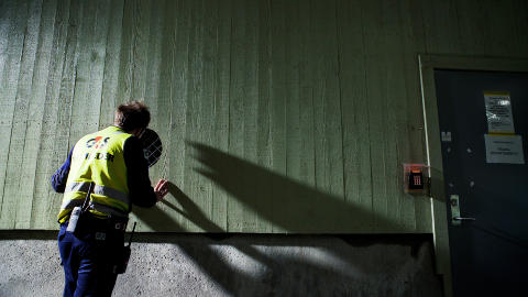 P� JOBB: Vekterne skal hovedsaklig brukes til adgangskontroll og ytre vakthold.
Foto: Tore Meek / Scanpix