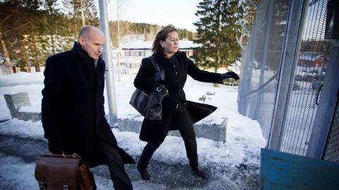 FORSVARERE: Geir Lippestad og Vibeke Hein B�ra. Foto: Bj�rn Langsem