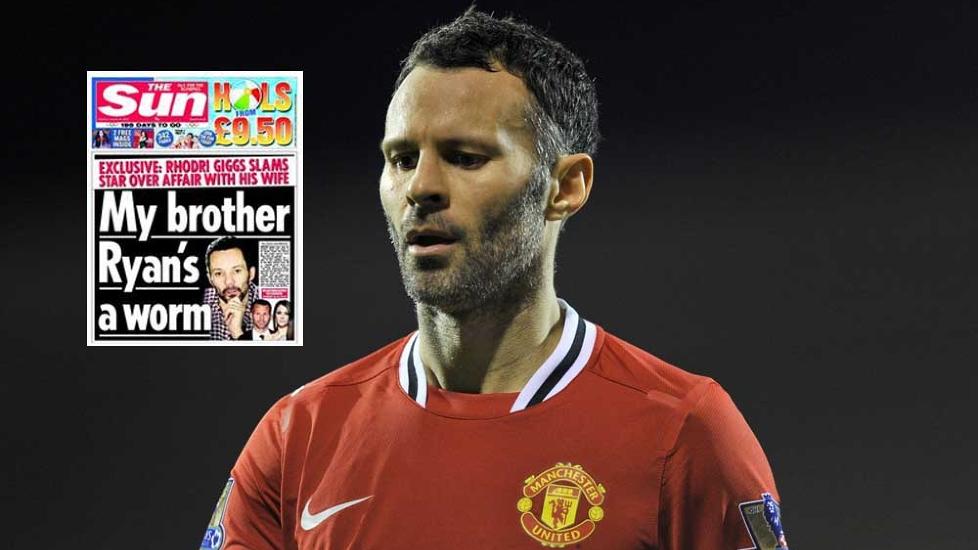 BROREN ST�R FRAM. Broren til Ryan Giggs, Rhodri, st�r i dag fram i The Sun og forteller at sexskandalen til broren og kona �dela livet hans. Foto: REUTERS/Toby Melville
