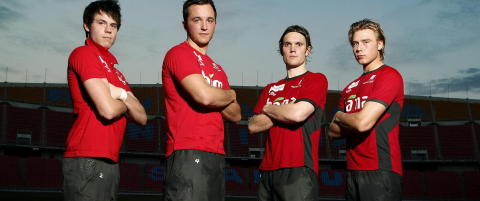 Fire debutanter fra start mot Danmark