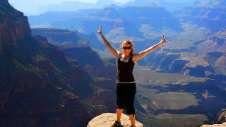 GRAND CANYON: USAs mest bes�kte turistattraksjon. Foto: KIRSTEN M. BUZZI