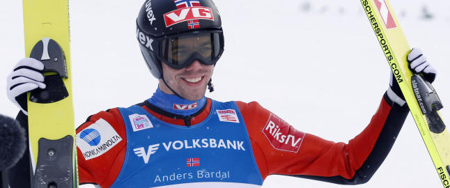 Bardal på pallen