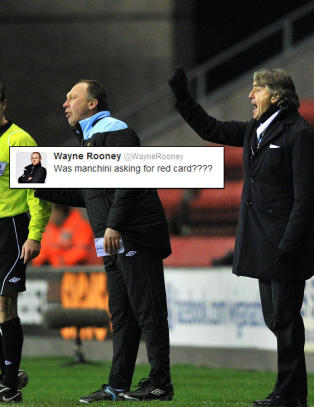- Ba Mancini om r�dt kort?