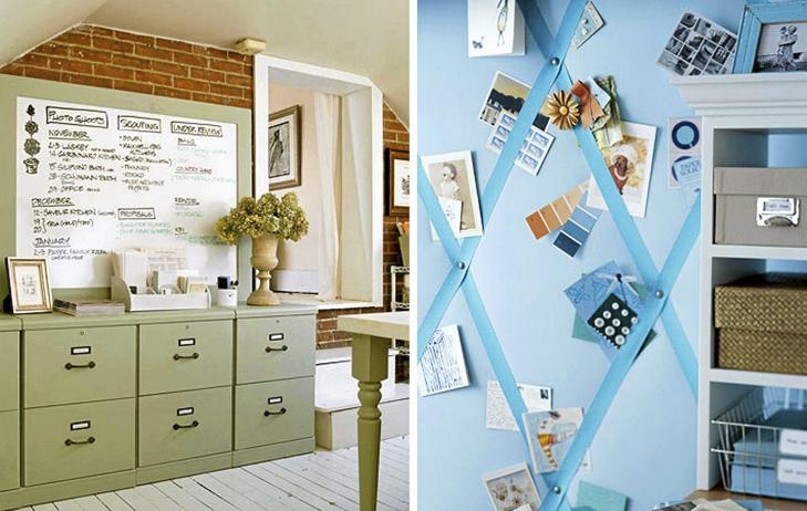 NOTATER: En tavle kan v�re en praktisk m�te � skrive beskjeder og notater du skal huske p�. FOTO: Better Homes and Gardens