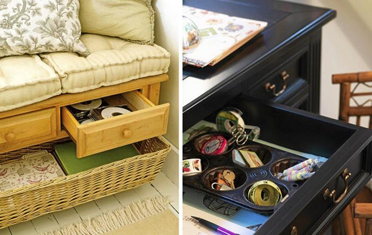 SYSTEM I SKUFFENE: Lag ditt eget system i skuffene for � holde orden i sakene. FOTO: Better Homes and Gardens