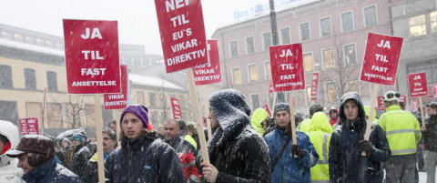 - LO sier nei til EUs vikarbyr�direktiv