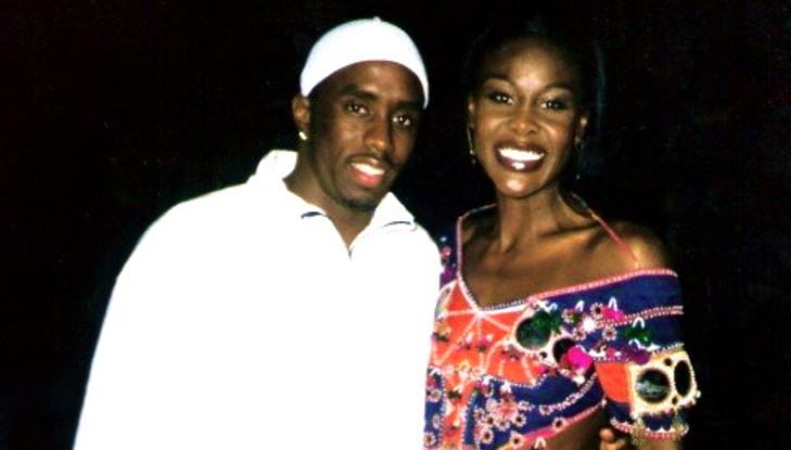 PUFF: Fumi Desalu-Vold sammen med Puff Daddy. Foto: Privat PUFF: Fumi Desalu-Vold sammen med Puff Daddy. Foto: Privat