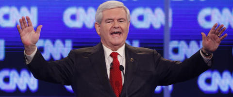 Gingrich i strupen på programleder