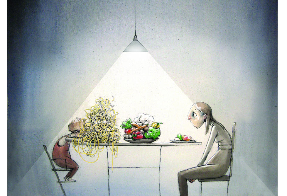 Familieterapeut Jesper Juul svarer hver l�rdag p� lesernes sp�rsm�l om familieliv, barneoppdragelse, parforhold. Er du mamma, pappa, kj�reste ung eller barn og har du sp�rsm�l send det til: jesper.juul@dagbladet.no Illustrasjon: Lisa Aisato