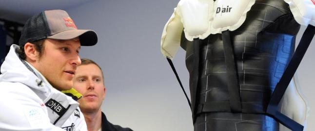 Her er airbagen som skal redde alpinistliv og -lemmer